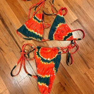 Vibrant Tie-Dye Bikini Set